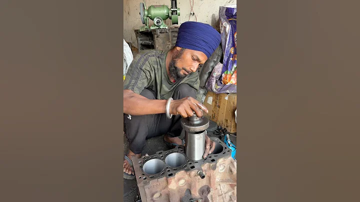 How to sleeve fitting Scorpio engine #shortsfeed #automobile #xuv700 #car #machine #thar #rubicon