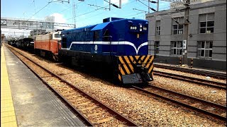 7202次貨列岡山站開出(本務R40/機次E206) 20160719