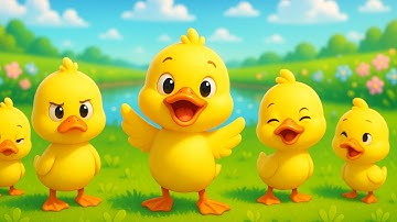 Bài Hát - Chú Vịt Con Tung Tăng - Nhạc Thiếu Nhi 4K Bật Cho Cho Bé Xem Cả Ngày.