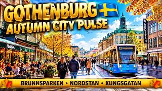 Autumn City Walk & Historic Downtown Stroll – Gothenburg Sweden 4K screenshot 4