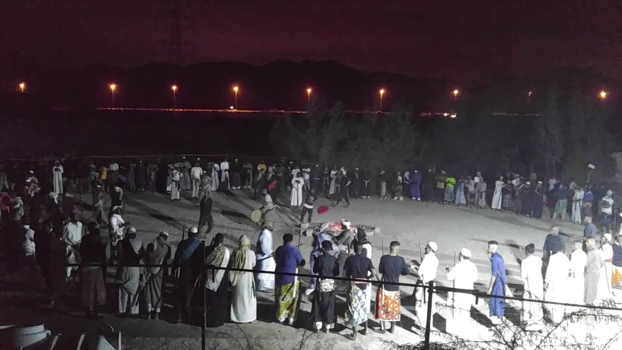 لعب مزمار جماعة ابوالليل وحارة بيشه والمعازيم صف المنتخب وجماعة اللبن (1) ولععععه