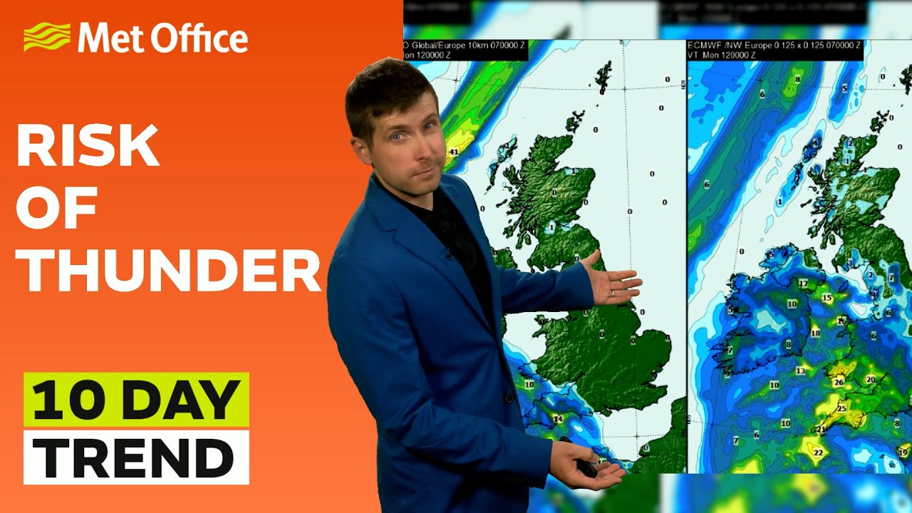 10 Day Trend 07/05/2025 – A blip in the high – Met Office weather ...