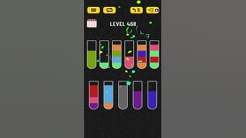 🏅 Water Sort 🧪 LEVEL 468 🧪 #shorts #watersort #puzzle #walkthrough #solution #guia #guiarapida