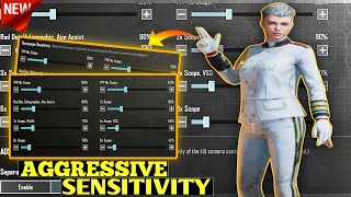 New Best Sensitivity settings for Pubg Mobile in 2023 | sensitivity and control codes new update