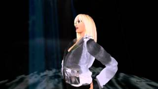 Waterfall Rigged Mesh Bomber Jacket.avi
