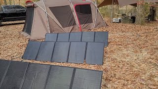 Snow Peak and Solar Powered Camp Walkthrough — Broken Bow OK