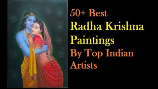 50+ Best Radha Krishna Paintings By Top Indian Artists screenshot 5