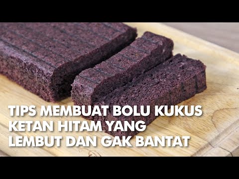 TIPS MEMBUAT BOLU KUKUS KETAN HITAM YANG LEMBUT DAN GAK BANTAT