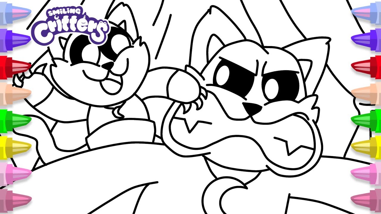 HOW TO COLOR Poppy Playtime 3 | CATNAP IS ANGRY?! | Coloring Pages New ...