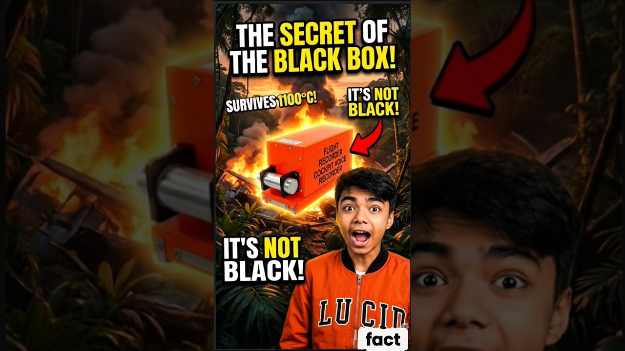 Airplane Black Box Myth😱 #facts