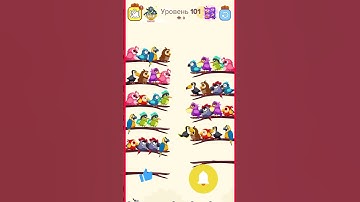 bird 🐦 sort color puzzle game #games #birds #shorts #gaming #gamepuzzle #birdsong