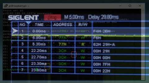 Troubleshooting a serial bus using a SIGLENT SDS oscilloscope