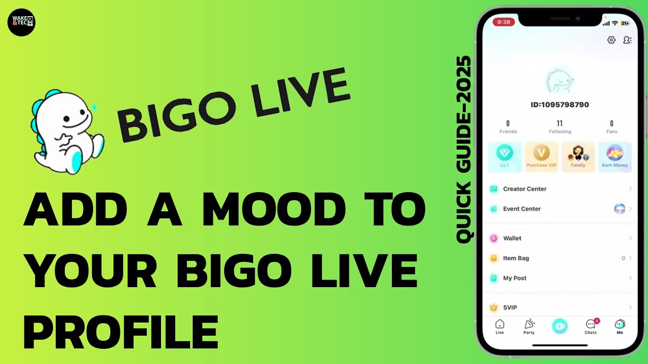 Как добавить настроение в свой профиль BIGO Live (пошаговое руководство 2025!)