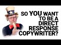 Tips for Becoming a Direct Response Copywriter By Yourself (Without Courses or Spending Money)