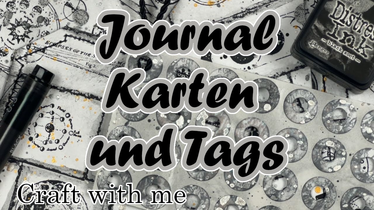 Journal Karten || Tags || Craft with me - YouTube