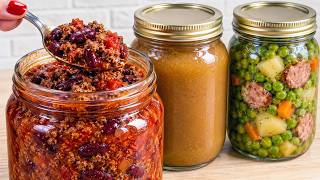 How to Live Without a Fridge During the War — Preserve a Complete Meal in a Jar