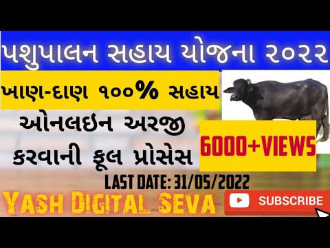 PASHUPALAN SAHAY YOJANA || pashupalan khan-dan 100% sahay yojana 2022-23 || ikhedut online apply