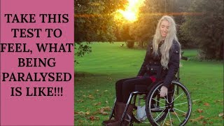 TAKE THIS TEST TO FEEL PARALYSED INSTANTLY😱 | WHAT IT FEELS LIKE TO BE PARALYSED♿️
