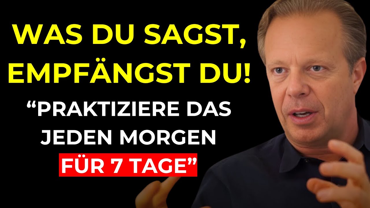 PROBIERE DIESES MORGENRITUAL FÜR 7 TAGE AUS UND DU WIRST UNGLAUBLICHE ERGEBNISSE SEHEN!-Joe Dispenza