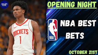 NBA Opening Night Best Bets, Props, Picks, \& Predictions for Tuesday, October 21st!