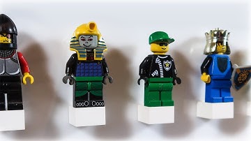 DIY Lego Minifigure Display Case