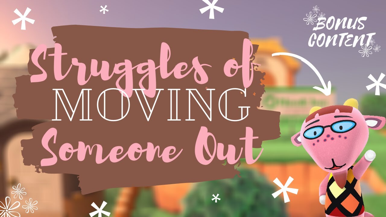 STRUGGLES of moving out Velma Bonus Content ACNH YouTube