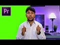 change video background - remove green screen - chroma key - premiere pro