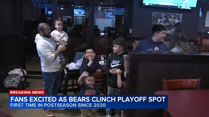 Chicago Bears clinch spot in playoffs with Lions' loss, following stunning win over Packers