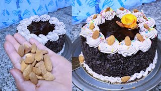 Dark fantastic cake || chocolate Cake design | badham cake  | happy birthday cool cake decorating