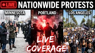 MINNESOTA LOS ANGELES PORTLAND ICE PROTESTS 1  Multi-Cam  01-28-2026