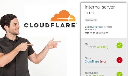How to fix Cloud flare error 2025 || cloud flare server error fix internal server 2025
