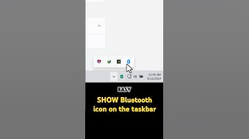 How to Show the Bluetooth Icon in the Taskbar 🔧 | Quick PC Tip