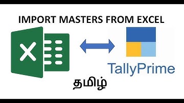 Import Masters from Excel to Tally prime 4.1 | Bulk Import Ledger Masters in Tally  #excel_tamil