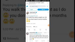 Cindy Dandois Destroys Amanda Nunes On Twitter! Walks Around At 165!!