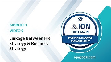 Strategic Linkage Between HR Strategy and Business Strategy by IQN diploma in HRM