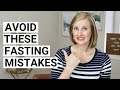 HOW TO START INTERMITTENT FASTING FOR WEIGHT LOSS: 10 mistakes to avoid...watch before you start