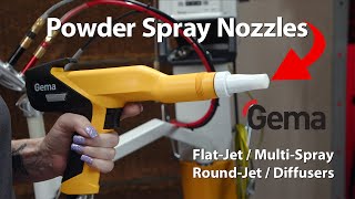 Gema OptiFlex Powder Spray Nozzles Overview