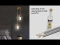 DIY Cara Membuat Lampu Dinding dari Botol dan Pipa PVC Bekas