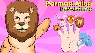 🖐 Parmak Ailesi 🐈🐵 Hayvanlar Versiyonu Çocuk Şarkısı ( Finger Family Türkçe)