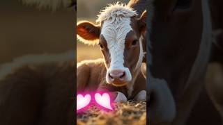 “Cow &amp; Calf Love ❤️ Purest Bond Ever”#shorts ##viral #cute #pets