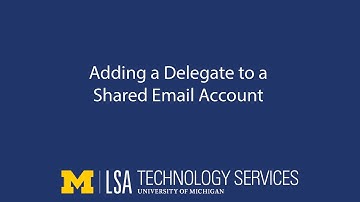 Adding a delegate to a shared resource account