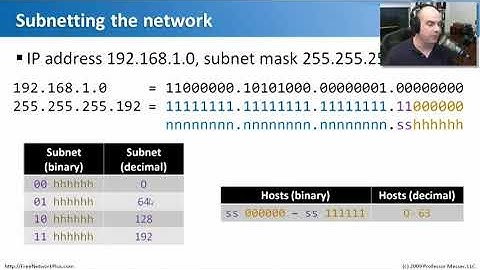 CompTIA Network+ -  1. 4   Subnet Masks   Part 2