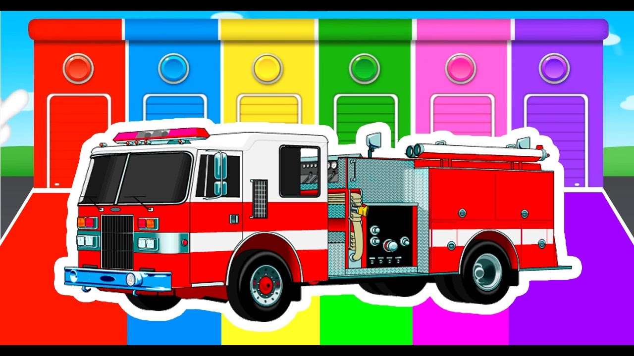 Learn Colors for Children with Trucks and CARS COLOR for 