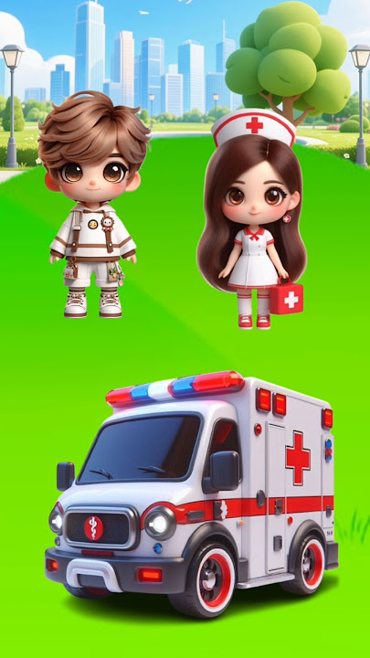 Kid thinks he’s in trouble but that’s not what the vehicles are For! 🚓🚑 #cartoon #funny #usa