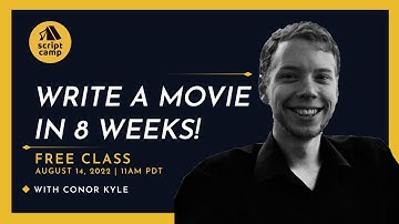 How to Write a Movie! with pro #screenwriter Conor Kyle