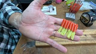 How to make Tube Baits for Crappie-No Mold Required- Tips-Tricks-Products-Soft Plastic Bait Making.