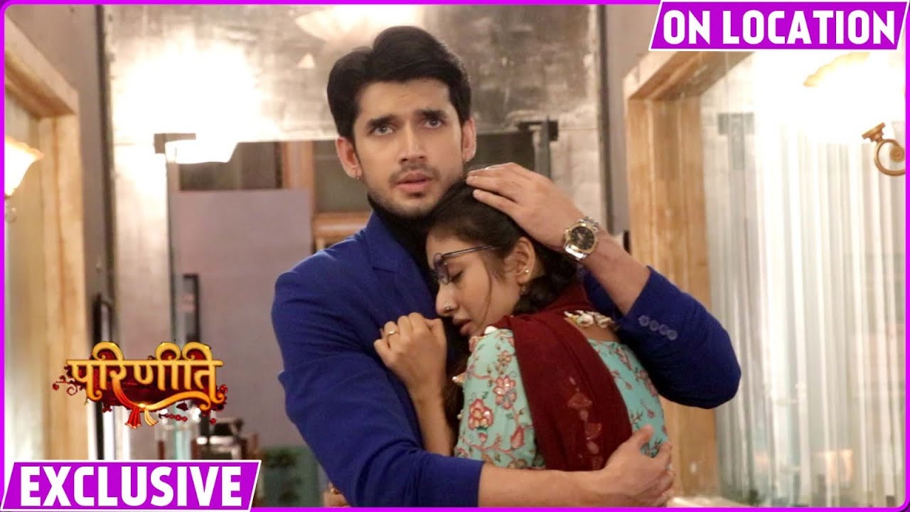 Parineetii | Прит стала приоритетом Адитьи, Адитья обнял Прит | На съёмочной площадке