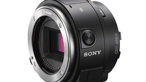 Sony ILCE QX1 E mount Interchangeable lens style camera announced