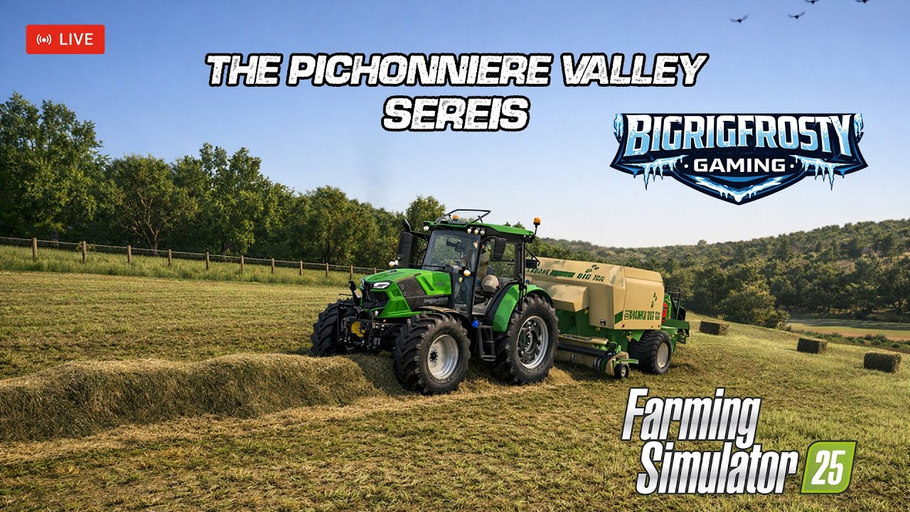 Harvest and Feeding The Animals! Lets Play Series Pichonniere Valley FS25