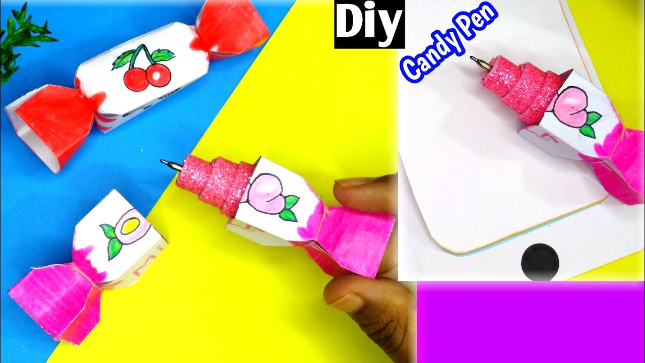 Recreating Candy Pen from Tonni Art and Craft How to make a candy pen